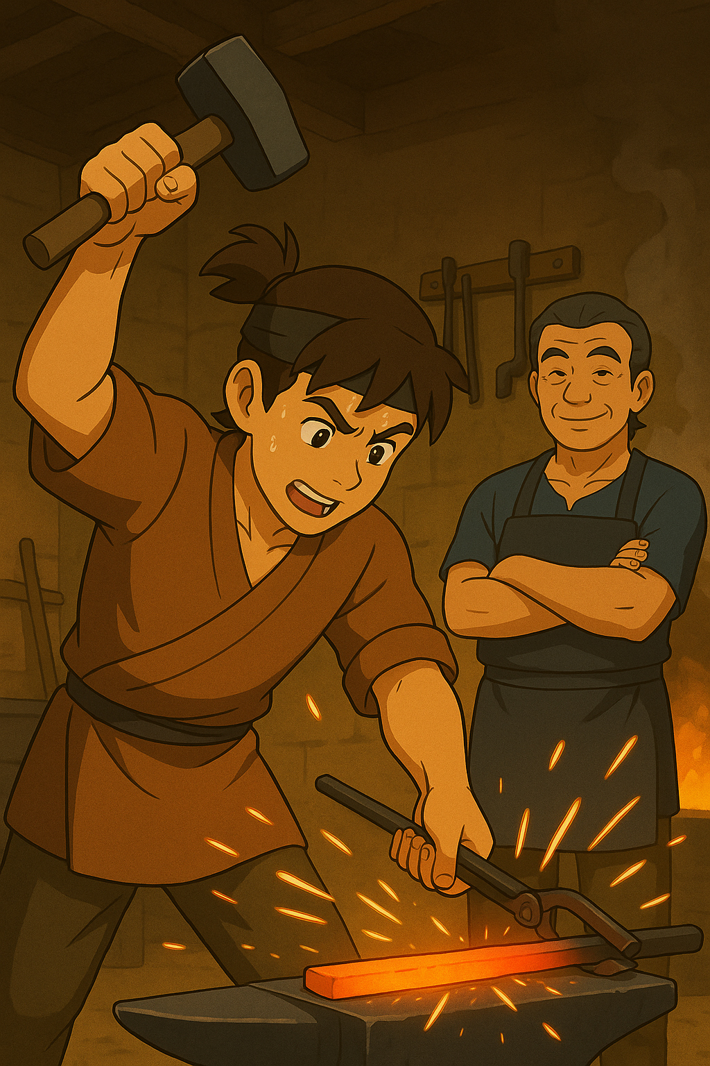 ជាងដែក និង ដាវ: Oneshot